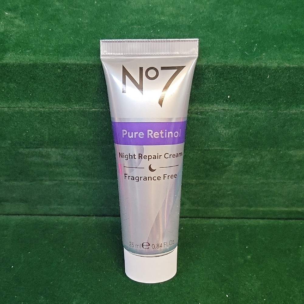 No7 Pure Retinol Night Repair Cream 25ml New Sealed Tube